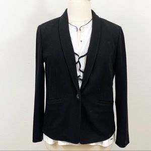 Talbots Italian Luxe Knit One-Button Blazer 14